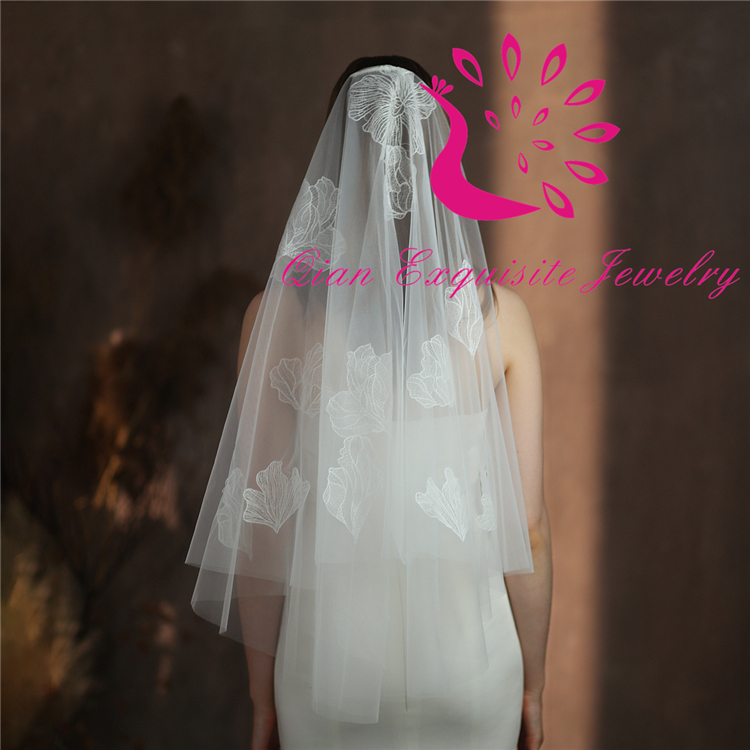 2 tiers Bridal Veil