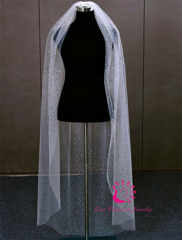 Glittler Star and Moon  Veils