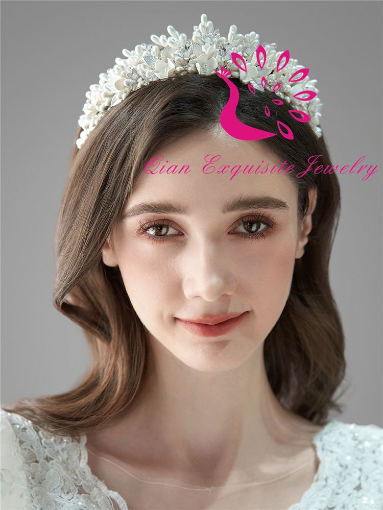 Polymer Clay Flowers Crown