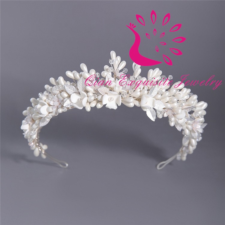 Polymer Clay Flowers Crown